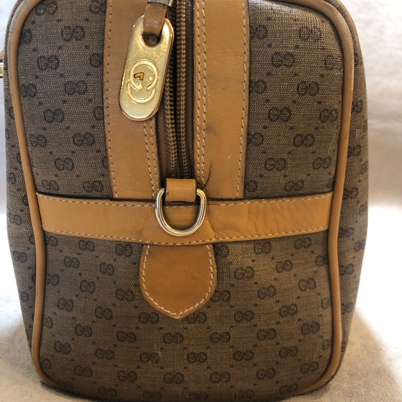 SOLD ON TRADSY 💯 auth Vintage GG Web Boston Bag - Picture 3 of 8